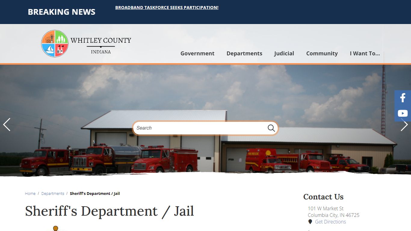 Sheriff's Department / Jail - Whitley County, Indiana