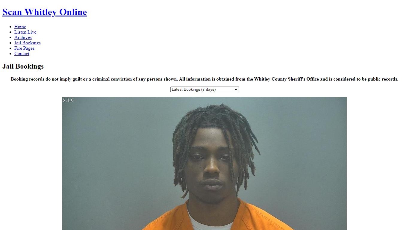 SWO - Jail Bookings